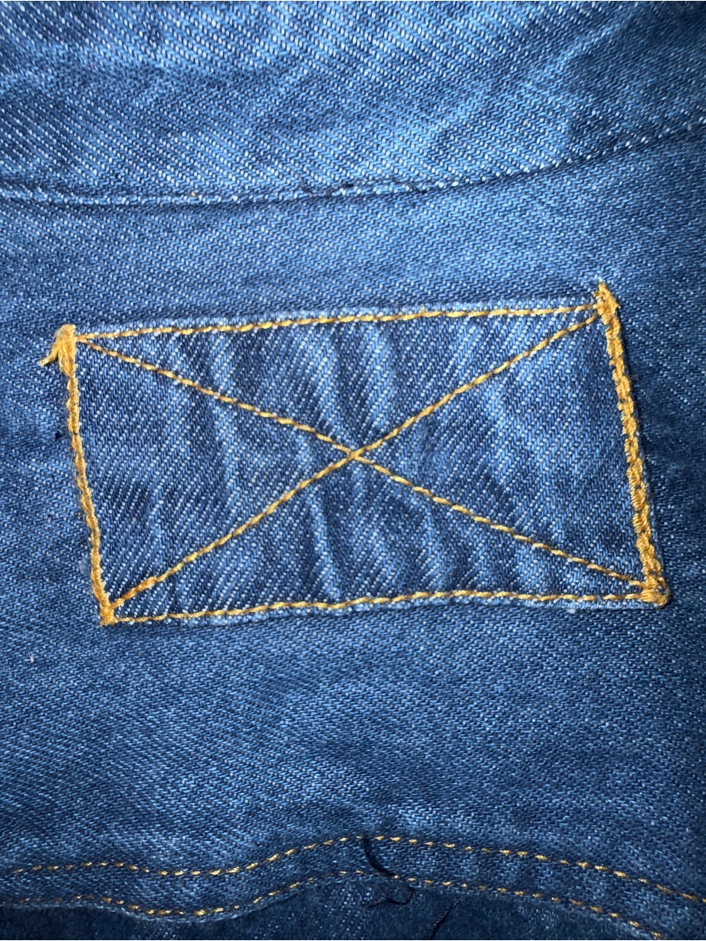 We The Free Blue Denim Button-Front Jacket - Picture 9 of 12